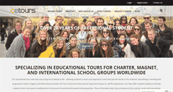 Desktop Screenshot of cetours.net
