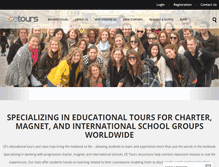 Tablet Screenshot of cetours.net
